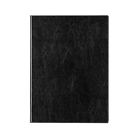 Carnet de notes ligné A5 en cuir PU noir avec stylo, cadeau promotionnel pas cher, logo personnalisé