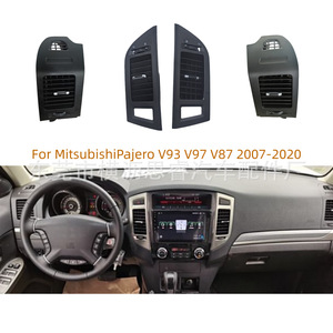 Grille d'aération centrale du tableau de bord Mitsubishi Pajero 8030A087 Noir ABS Pièce 70079AA - Product Image 5