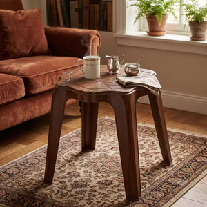Traditional Lightweight PP <b>Plastic</b> Coffee <b>Table</b> Durable Stackable Design Waterproof Eco-Friendly Indoor <b>Outdoor</b> Use for Living - Product Image 5