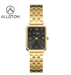 <span class=keywords><strong>Reloj</strong></span> de Lujo para <span class=keywords><strong>Mujer</strong></span>, Caja de Aleación de Cuarzo, Correa de Acero Inoxidable, Esfera con Manecillas Doradas, Resistente al Agua 3BAR, Estilo Antiguo, Minimalista y Moderno - Product Image 3
