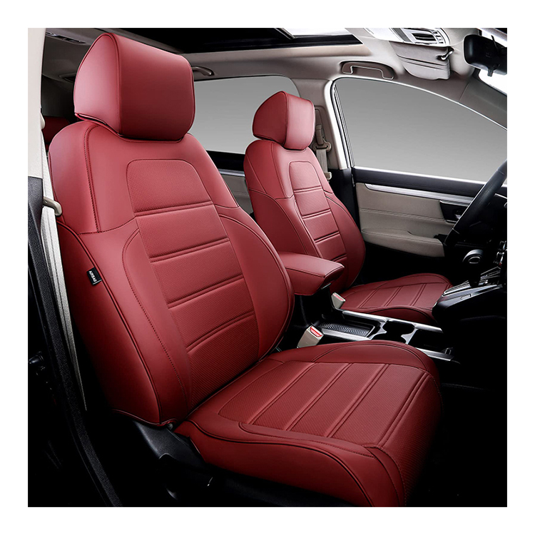 Высокое качество кожи оригинальные полный набор пользовательские чехлы сидений автомобиля для 2017-2021 Honda CR-V водонепроницаемый автомобиля чехол для подушки