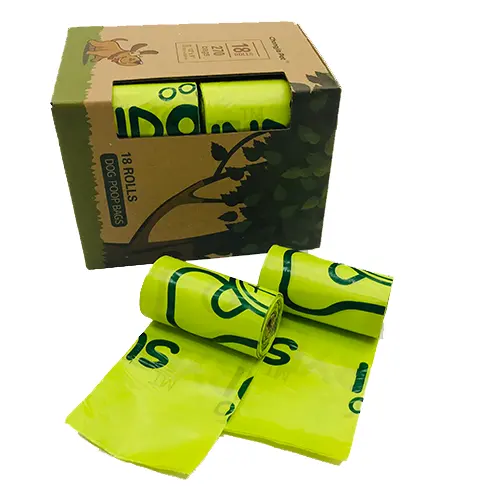 100% Biodegradable Eco-friendly Pet Trash Dog Pet Poop Waste Bag Set