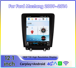 Krando 12.1 ''ระบบนำทางรถยนต์สไตล์เทสลาสำหรับ <span class=keywords><strong>Ford</strong></span> <span class=keywords><strong>Mustang</strong></span> 2010-2014แอนดรอยด์สเตอริโออัตโนมัติรองรับ Apple Wireless CarPlay 4G WiFi - Product Image 4