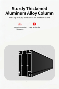 <span class=keywords><strong>Pérgola</strong></span> Bioclimática Motorizada de PVC y Aluminio con Luz LED Retráctil para Sombra en Exteriores, Patio Trasero, Terraza, Techo Plegable - Product Image 4