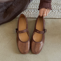 Nouveautés Collections Automne-Hiver 2026 – Ballerines Confortables à Boucles en Tissu Brillant pour Femmes