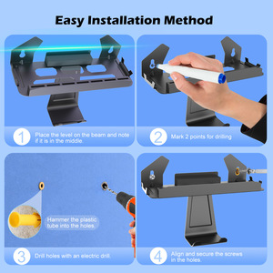 Soporte de Pared para Consola Switch 2, Soporte de Montaje, Estante de Almacenamiento de Tarjetas, Exhibidor para <span class=keywords><strong>Nintendo</strong></span> - Product Image 4