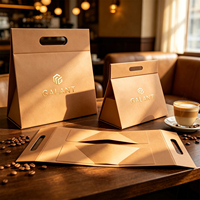 Boîte cadeau pliante triangulaire de luxe avec poignée et logo personnalisé |   Boîte à cosmétiques pliable en papier, 2 en 1