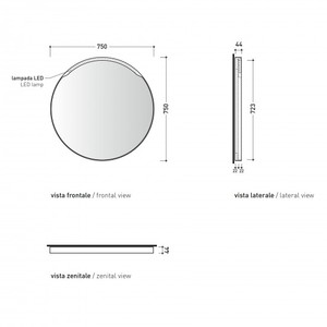 Flaminia Madre Luxury LED specchio per il trucco con luce moderna incorniciata decorazione da parete in vetro per soggiorno camera da letto per il trucco decorazione della parete - Product Image 4