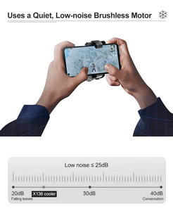 Roc גדול 2500mah קירור מוליכים למחצה-רדיאטור חום נייד הסיטונאי עם מאוורר קליפ משחקים מורחבים - Product Image 4