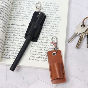 Custompu Leather Cover Hanging Portable <b>Pen</b> Holder <b>Lanyard</b> Lightweight Space Saving Organize Storage Anti-Lost <b>for</b> Student - Product Image 2