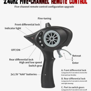 Camioneta de Carga SJY-LD1201, Modelo de Vehículo Todoterreno a Escala 1:12 con Luces - Product Image 6