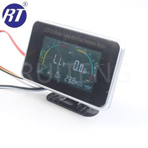 Pengukur voltase Level bahan bakar tekanan minyak, pengukur suhu air <span class=keywords><strong>Digital</strong></span> RT-S-C9867 cocok untuk mobil truk kapal Bus kendaraan 52mm - Product Image 2