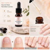 Fengshangmei Vente en gros, Meilleure vente : Huile pour cuticules 10 ml en flacon compte-gouttes à épaule plate, Produits de soin des ongles et des cuticules