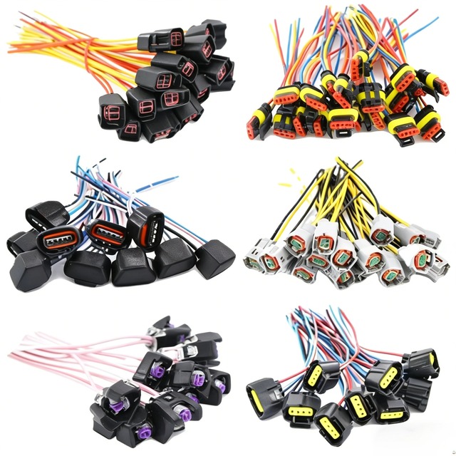 Professional Double PBT Solar Cable Wiring Harness for Solar-Powered IoT Monitoring Systems Computer Motorcycle Remote Sensor