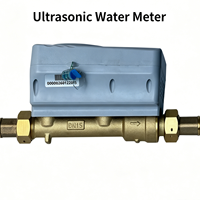 Compteur d'eau à ultrasons haute précision avec alarme de faible débit et lecture à distance LoRaWAN pour le contrôle de l'eau industrielle