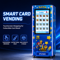 Máquina Expendedora de Tarjetas Pokémon al por Mayor con Pantalla Táctil de 32 Pulgadas, Máquina Expendedora de Tarjetas TCG