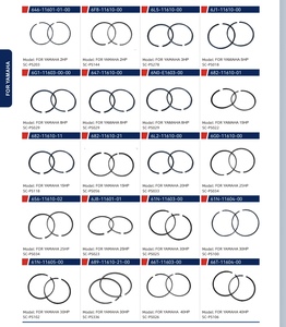 Segments de piston pour Yamaha, Suzuki, <span class=keywords><strong>Honda</strong></span>, Mercury, Tohatsu, Johnson, Parsun et compatibles. Demandez-moi un modèle détaillé pour le prix. - Product Image 5