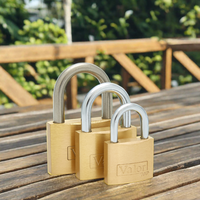 Cadenas en laiton massif de haute qualité de 20 mm, fabrication chinoise, avec clé normale, cylindre en laiton, produit de première qualité