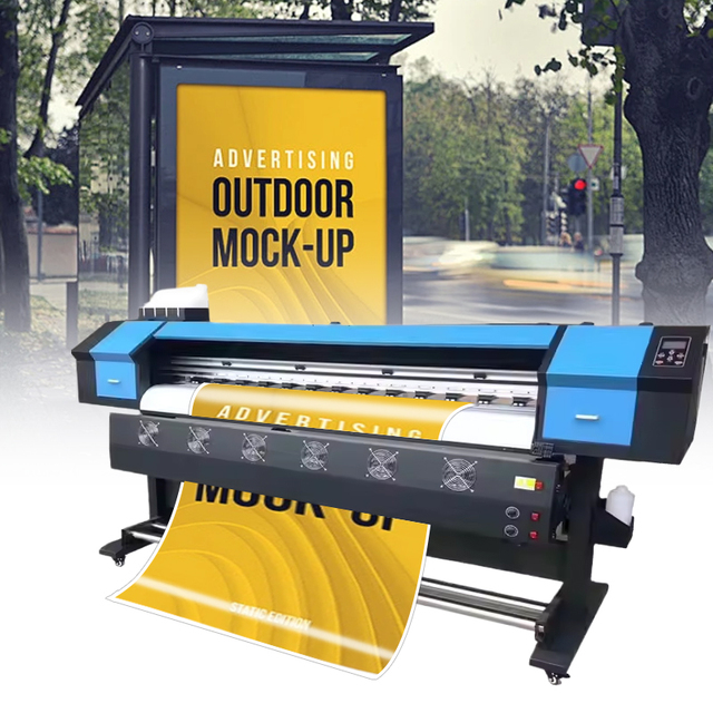 1.9m 6ft Large Format Eco Solvent Sublimation Printer Machine Wide  Cabezal De XP600  Printer Vinyl Printer for Flex Banner