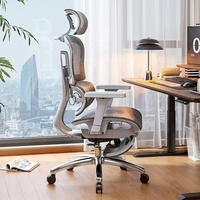 Chaises de bureau ergonomiques en maille, chaise de travail pour ordinateur avec dossier à niveaux et repose-pieds, vente en gros pour mobilier de bureau à domicile