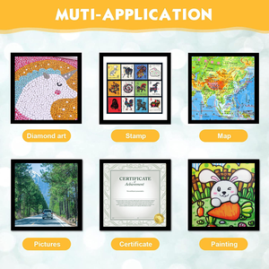 Low-Cost Self-Adhesive Magnetic Display <b>Frame</b> for Home & Office Wall Decoration - Product Image 6