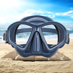 Vendita all'ingrosso in magazzino maschera da immersione in vetro temperato ad alte prestazioni con gonna in Silicone liquido Anti-nebbia e occhiali da Snorkeling a prova di perdite - Product Image 1