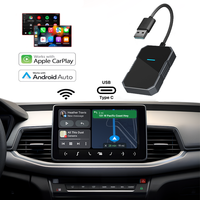 Adaptador Inalámbrico Carplay de Aleación de Aluminio, Diseño Perfecto, Car Play para Apple y Android, Cajas Inteligentes para Autos, 1 Año