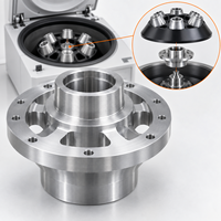 Moyeu de rotor en aluminium 7075 usiné CNC 5 axes OEM pour centrifugeuses de laboratoire