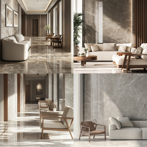 Lusso italia naturale marmo grigio lastre Arabescato Corchia pietra grigia Per metri quadrati Per bagno parete soggiorno - Product Image 4
