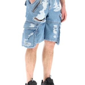 ShanLai - Jeans Holgados Desgastados 100% Algodón/Shorts de Mezclilla de Diseño Personalizado para Hombre - Product Image 5