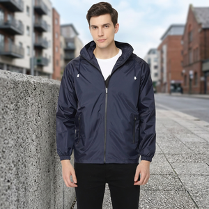 Wholesale New Custom Logo Front <b>Men's</b> Loose Winter Quilted Hooded Jacket High Quality Waterproof Windproof Warm Outdoor Plus - Product Image 3