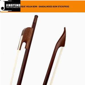 Accesorios para Violín Jingying Music 2025, Arco de Madera de Sándalo de Alta Gama Estilo <span class=keywords><strong>Barroco</strong></span> para Violín/Viola/Violonchelo, Venta al Por Mayor - Product Image 3