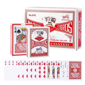 Cartas de Póker Yaoji <span class=keywords><strong>978</strong></span> de Cara Ancha, Engrosadas e Impermeables con Caja de Papel para Exportación y Entretenimiento - Product Image 2