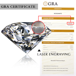 Anello di Fidanzamento in Oro con Diamante <span class=keywords><strong>Moissanite</strong></span> per Donne, 2 Carati, Set di Anelli Nuziali per Coppie in Oro Giallo DEF - Product Image 6