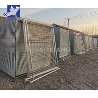 Australischer Temporärer Zaun 1,8m X 2m Tragbares Temporäres Zaunpanel und Füße für Baustellen-Temporärabsperrung