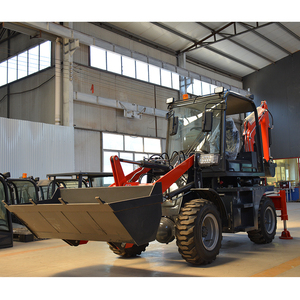 รถแบคโฮไฮดรอลิกขนาดเล็กแบบล้อ รุ่นใหม่ปี 2026 ของจีน ราคาประหยัด - Product Image 1
