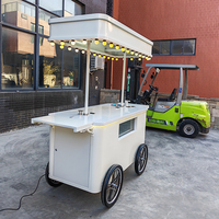 Chariot de vente de crème glacée, chariot mobile de crème glacée, chariot de crème glacée à vélo