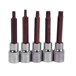 Pengchi Hardware Press-fit Internal Hex Socket Set S2 Alloy Steel Industrial Grade Red Finish Screwdriver Bit - Product Image 5