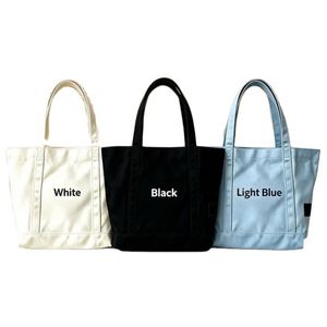 Custom Weight Canvas <b>Tote</b> Handbag 8oz 10oz 12oz 14oz Large Capacity Portable Reusable <b>Bag</b> for Shopping Travel Daily Use - Product Image 1