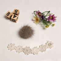 Vente en gros fabricant : Boule de fourrure entière de 4 cm, accessoires vestimentaires, mode quatre saisons, pendentif DIY