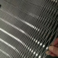 Maille de câble métallique tissée en acier inoxydable 316 avec service de découpe pour filet de sécurité