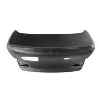 Tapa de Maletero de Fibra de Carbono Real para Infiniti G37 Sedán de 4 Puertas, Modelo de Actualización Automática, Tapa de Maletero Trasera, Kit de Carrocería G37