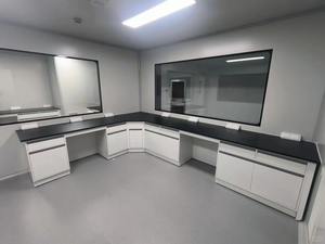 Banc de laboratoire scolaire en métal autoportant - Design moderne, prix d'usine, assemblage rapide pour les expériences scientifiques - Product Image 5