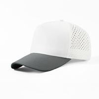 Gorra de Béisbol/Golf Transpirable de 5 Paneles con Visera Curva Estructurada, Impermeable y con Corte Láser