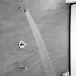 Bathroom Faucet Wall Mounted American Hot Sale Wall Mounted Shower Mixer Set Bathroom Shower Faucet