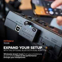 Roland TD-02K V-Drums, Entry-Level Compact Electronic Drum Kit with Noise-Reducing Features, Height-Adjustable Stand, beginner