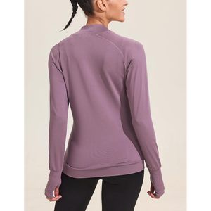 FOXA Women's Full Zip Athletic <b>Jacket</b> <b>Lightweight</b> Quick Dry <b>Running</b> Wear Slim Fit Thumb Holes Spring Sport Coat - Product Image 4