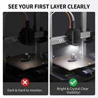 Tablero de luces LED para impresora 3D Anycubic Kobra 3, L090LED-A V0.7, lámpara de cabezal de repuesto, luz diurna, blanco, sin parpadeo, 3 uds.