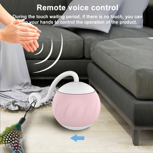 Giocattolo interattivo intelligente per gatti a rotazione rapida per interni con illuminazione a LED cinguettio e attivazione del movimento in plastica - Product Image 6