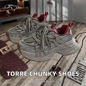 Zapatos de Mujer Torre de Moda, sin Cordones, con Plataforma Gruesa, Cómodos para Viajar y Correr en Otoño, con Suela Gruesa que Aumenta la Altura, Transfronterizos - Product Image 2